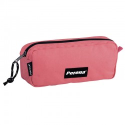 Trousse à crayons Perona Vulcano rose 58577