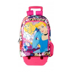Sac à dos Princesse Disney avec trolley Perona 58451