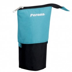 Trousse à crayons extensible Perona Turquoise 56948