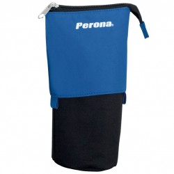 Trousse à crayons extensible Perona Bleu marine 56947