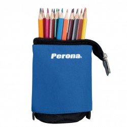 Trousse à crayons extensible Perona Bleu marine 56947 | Perona Bags