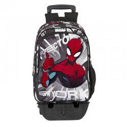 Sac à Dos Junior Adaptable avec Trolley Spiderman Protector Perona 58813 | Perona Bags