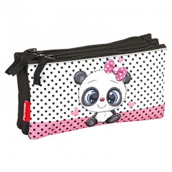 Trousse Triple Panda Perona 58751
