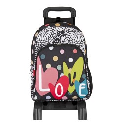 Sac à dos d'ordinateur junior avec chariot Campro Love Perona 58875 | Perona Bags