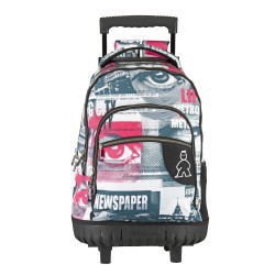 Sac à dos ordinateur junior à roulettes Compact Campro Indiana Perona 58849 | Perona Bags